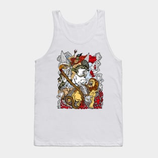 Bellerophon fighting the Chimera Tank Top